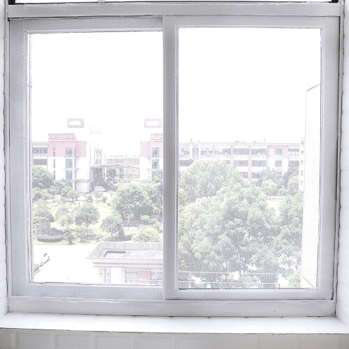 DIY Nylon Self Adhesive Window Screen Mesh 150x200cm Fitted Fly Screen