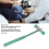 Tromner aluminium Buck Hammer vert réfléchissant 3