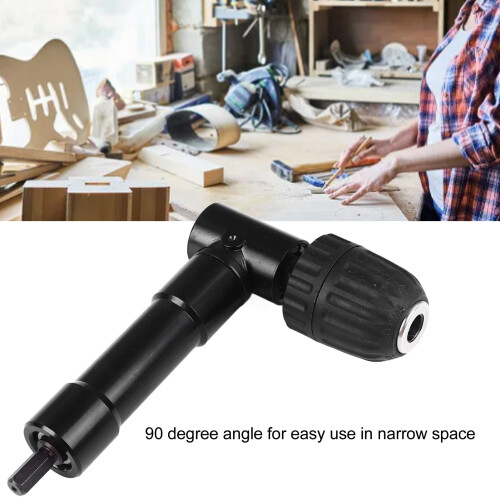 Adaptateur d'angle à 90 pour perceuse, boîtier en métal/plastique. 2