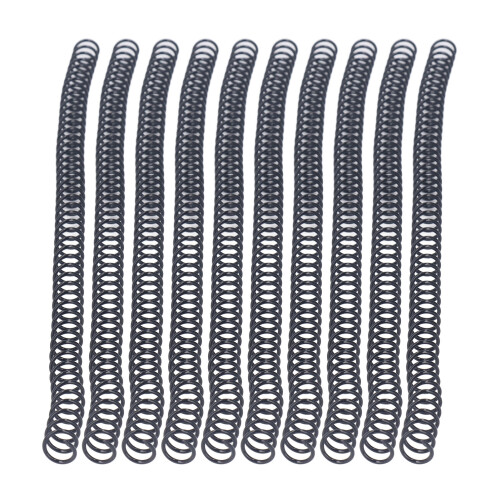 100 pezzi di spirali a spirale Ø9,5 mm, 75 fogli, nero