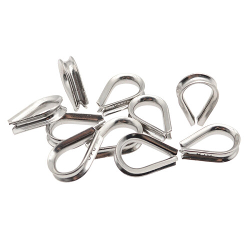Durable Thimble Stainless Steel For Rigging, Cable And Wire Rope Accessories, Protective Sleeve