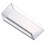Stackable Plastic Toy Display Case - White, 30x7.8x10.5cm, Lightweight 13