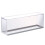 Stackable Plastic Toy Display Case - White, 30x7.8x10.5cm, Lightweight 12