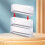 Stackable Plastic Toy Display Case - White, 30x7.8x10.5cm, Lightweight 6