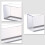 Stackable Plastic Toy Display Case - White, 30x7.8x10.5cm, Lightweight 4