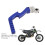 Levier de démarrage arrière bleu CNC 50cc-125cc 4