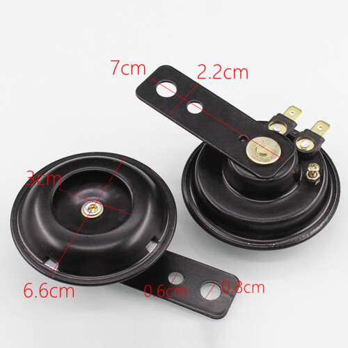 Clacson per moto 12V in metallo resistente ad alto decibel 1