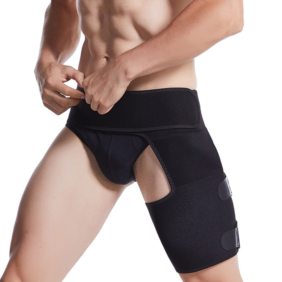 Hip Thigh Brace Stabilizer for Men & Women, Soreness Relief, Blood Flow