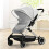 Universal Baby Stroller Repellent Net, Foldable Mesh, Grey/White 10
