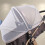 Universal Baby Stroller Repellent Net, Foldable Mesh, Grey/White 9