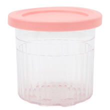 Eiscreme-Eistöpfe, 4 Stück, 600 ml, wiederverwendbare Gefrierbehälter für die Aufbewahrung von Lebensmitteln, geeignet für NC299AMZ und NC3
