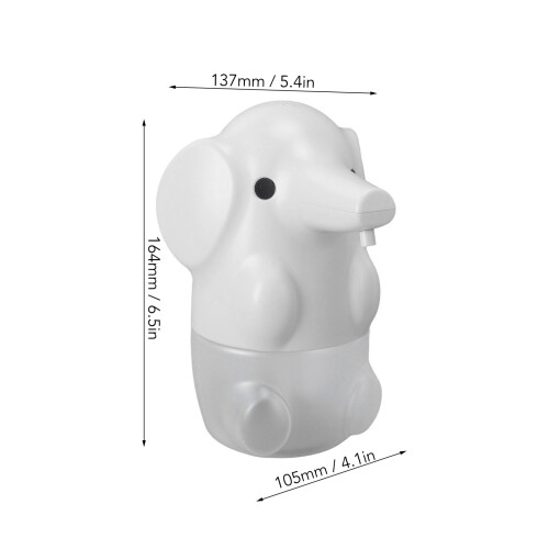 Pet Elephant 164 mm 250 ml distributeur sans contact blanc 1