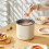 Mini Multifunctional Electric Rice Cooker 0.8L Non-Stick Dorm Home CN 10
