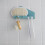 Support adhésif pour tablette à 4 crochets, 11x18x3.6 cm, PP 12