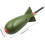 Fishing Bombs Rocket-Shape Feeder For Swimbait Bait Cage Float Launcher Green M 3