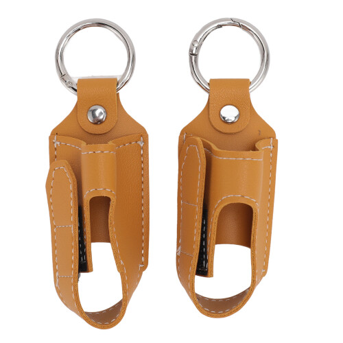 2 pièces porte-inhalateur et fermoir couleur curcuma 1