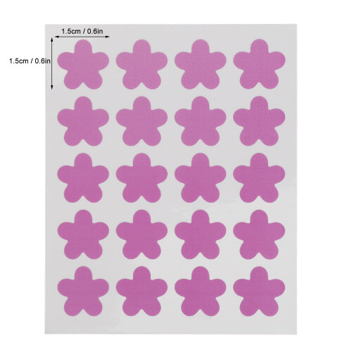 120 pièces Autocollants de détection UV 1,5  1,5 cm ColorChange 1