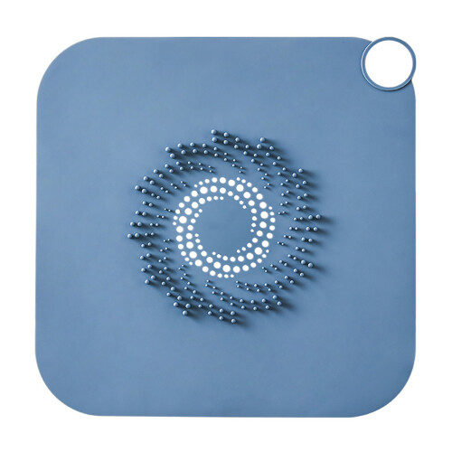 Attrape-cheveux en silicone pour bonde de douche 57,00 g 1