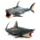 Modèle de requin de simulation - jouet en plastique réaliste 5
