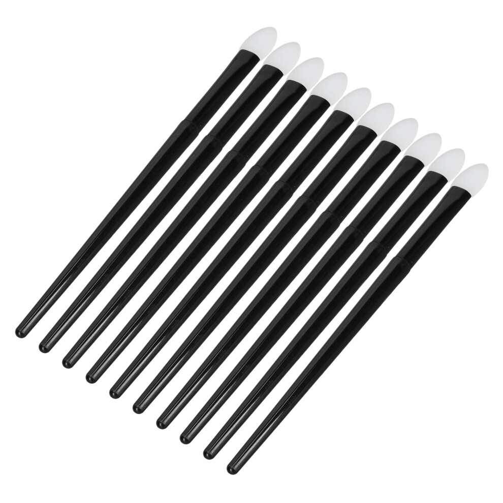 10pcs Silicone Eyeshadow & Lip Brush Set Reusable Soft Applicators