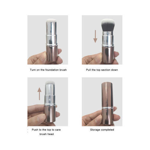 Gesichtsöl-Absorptionsroller mit Doppelkopf, vulkanischer Stein, Ölkontrollwerkzeug 2