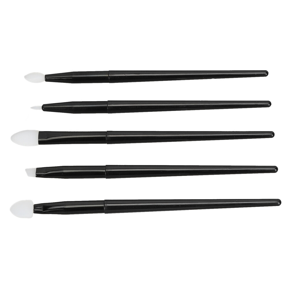 Eyeliner Lip & Eyebrow Silicone Brush Set for Precision Makeup