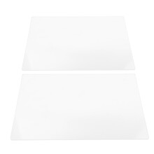 2 tablas de cortar de acrílico, transparentes, 3222,5 cm