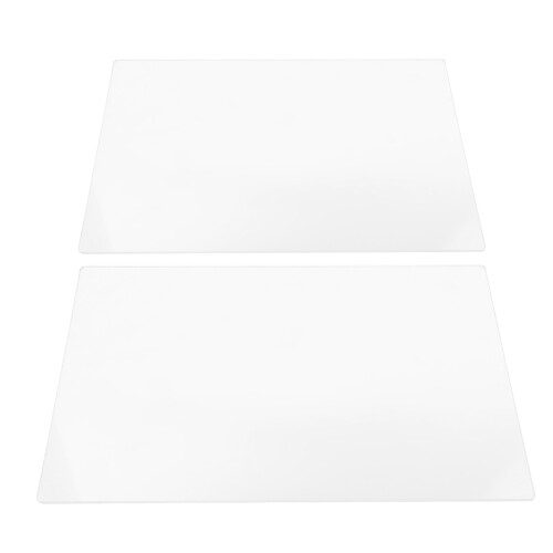 2 tablas de cortar de acrílico, transparentes, 3222,5 cm