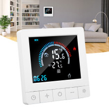 Fußbodenheizung Thermostat LCD-Anzeige Touch-Steuerung Intelligentes Timer-Programmierbarer Heizungsregler Zuhause Heizung Steuerung AC 90-