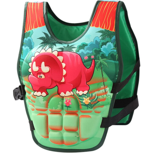 Kids Swim Vest Model 01 Size L Dark Green 1