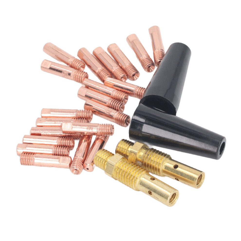 Durable 24-Piece Mig Welding 15Ak Kit With Copper Consumables 8711336125498