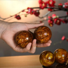 Palle Baoding per fitness, 2 pezzi, 2 pollici, colore corallo, forza della mano