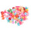 100 pezzi di mini fermagli per capelli a forma di farfalla, in plastica colorata. 12