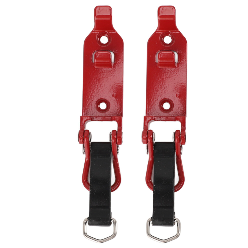 2Pcs Roof Rack Shovel Mount Clamp, Zinc Alloy, 62Lbs Capacity, Red 6911336126729