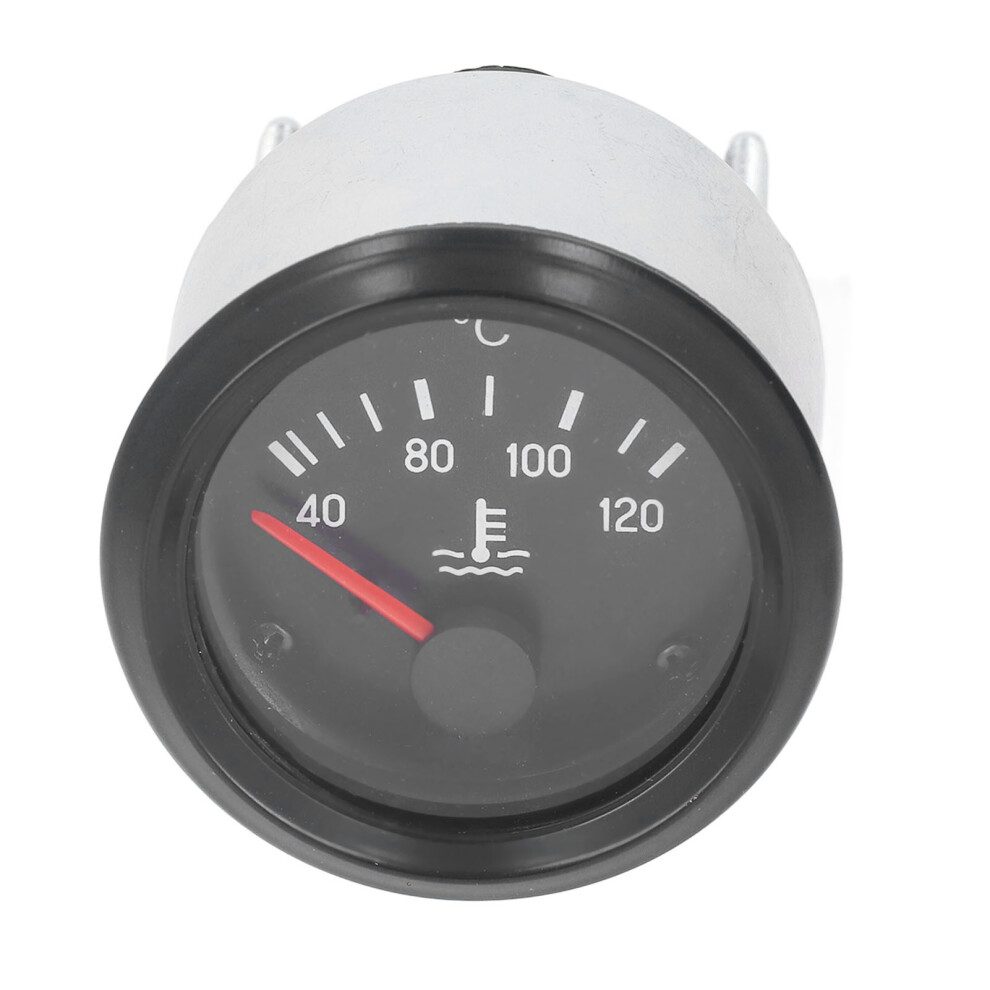 Versatile 24V Led Water Temp Gauge 52Mm Aluminum Alloy 40-120 4671336129862