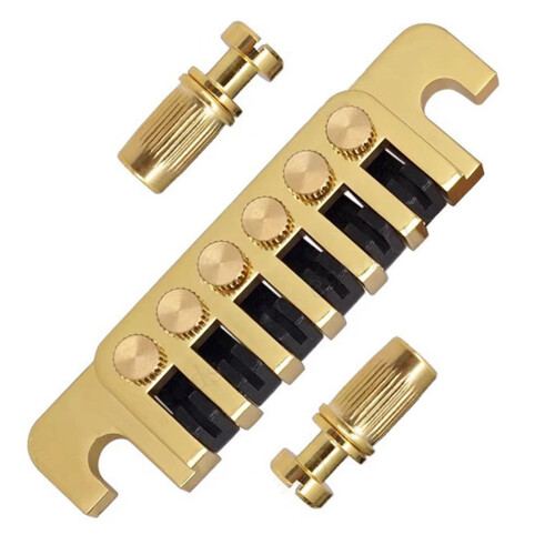 TP-6 Pont Tune-O-Matic 10x2,7 cm Noir/Or/Argent 2