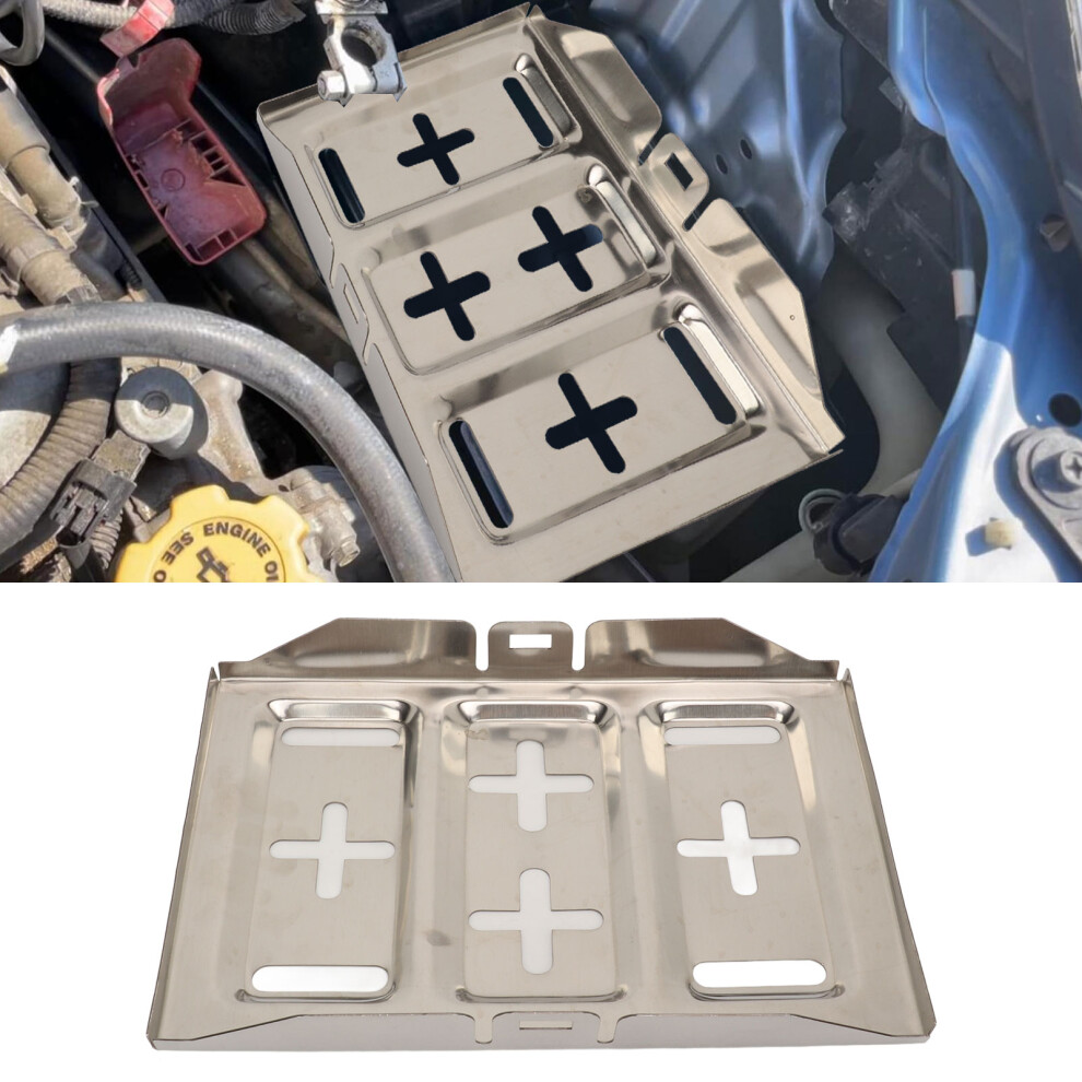 Universal 193 X 285Mm Stainless Steel Car Battery Tray With Fixing Hardware 8471336131782