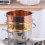 Steam Grid DoubleEar 304 Cap: 139 g 19,3  6,5 cm Or 4