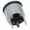 Voltmetro in alluminio da 52 mm 24 V (18-32 V) 12