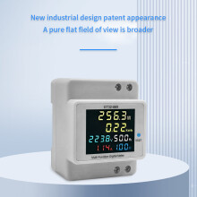 AC40V-300V 100A Contatore di energia 60x76x54mm LCD a colori