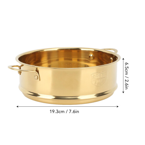 Steam Grid DoubleEar 304 Cap: 139 g 19,3  6,5 cm Or 1