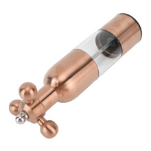 Professional Refillable Rose Gold Pepper Salt Grinder, 304 Stainless Steel, Adjustable 100ml