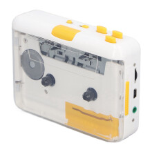 Convertidor de cassette a MP3 alimentado por USB/batería