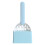 Pala per lettiera per gatti grande ABS bianco e blu 4.9oz 2