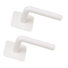 2 pezzi Porta rotolo da parete per carta da cucina in ABS senza foratura