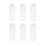 6pcs Plastic Bathroom Hooks No Drilling Adhesive Wall Hooks Stylish Simple 12