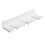 Gancho de enchufe ABS 0.8oz 23g Montaje de pared blanco 10