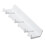 Gancho de enchufe ABS 0.8oz 23g Montaje de pared blanco 11