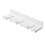 Gancho de enchufe ABS 0.8oz 23g Montaje de pared blanco 2