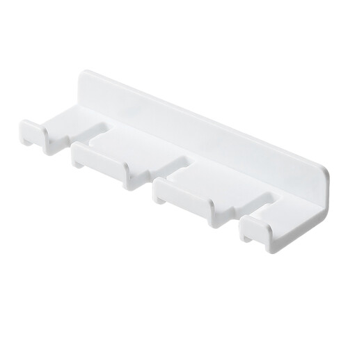 Gancho de enchufe ABS 0.8oz 23g Montaje de pared blanco 1